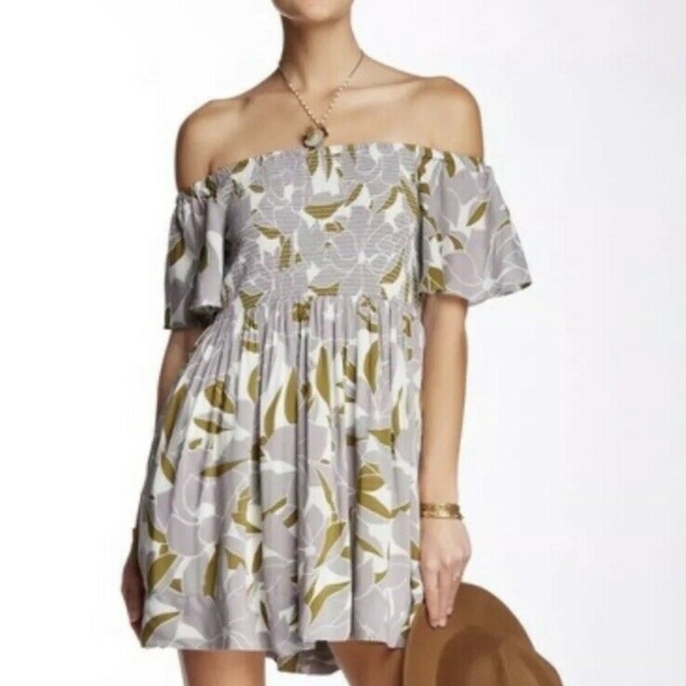 Free People Smocked Off the Shoulder Dress or Top